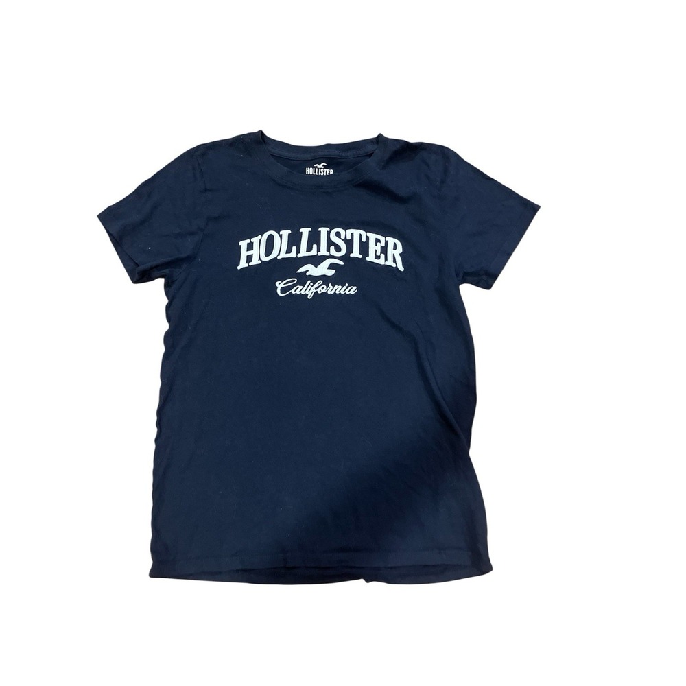 Hollister California Navy Blue T-Shirt EUC Y2K